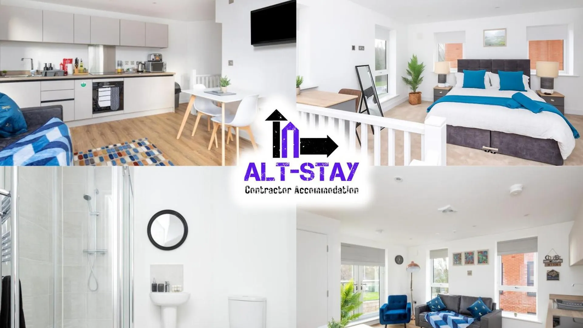 Vakantiehuis Alt-Stay Leeds, Horsforth - Parking & Ev Plug - King Size Bed - En-Suite'S - Ideal For Contractors & Long Stays